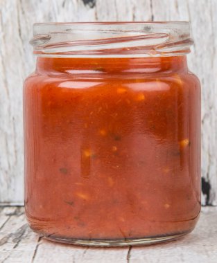 Spagetti sosu Mason kavanoz