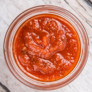 Spagetti sosu Mason kavanoz