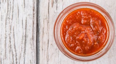 Spagetti sosu Mason kavanoz