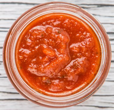 Spagetti sosu Mason kavanoz