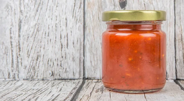 Spaghetti Sauce Mason Jar — Photo