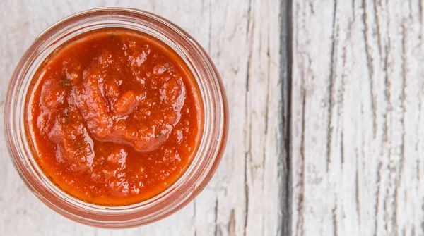 Spagetti sosu Mason kavanoz