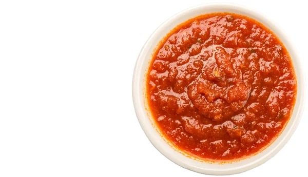Спагетті соус чаші — стокове фото