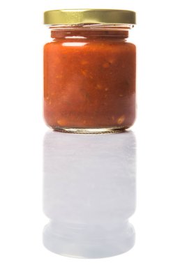 Spagetti sosu Mason kavanoza