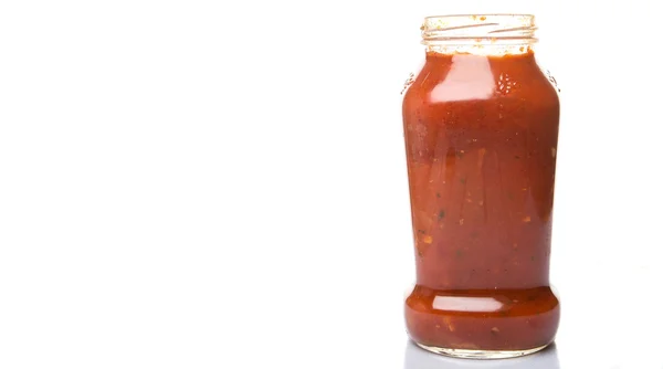 Spaghetti Sauce In A Bottle — Stock Photo, Image