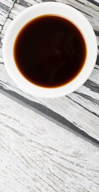 Beyaz kase balsamik sirke