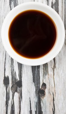 Beyaz kase balsamik sirke