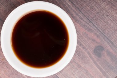 Beyaz kase balsamik sirke