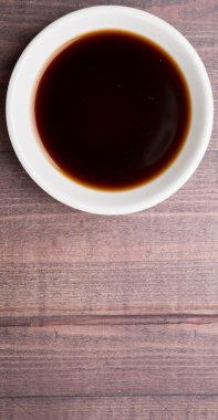 Beyaz kase balsamik sirke