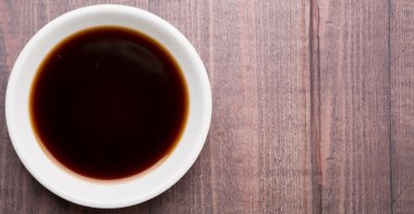 Beyaz kase balsamik sirke