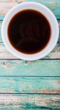 Beyaz kase balsamik sirke