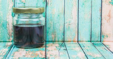 Mason kavanoza balsamik sirke