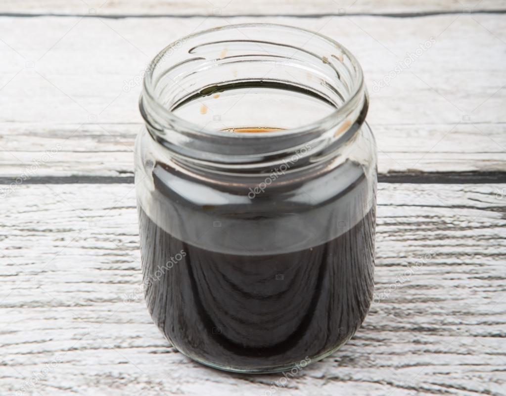 Balsamic Vinegar In Mason Jar