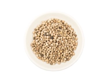 Beyaz kase beyaz biber