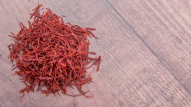 Kurutulmuş safran baharat