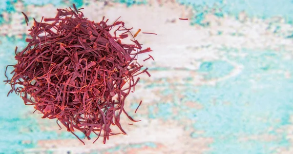 Dried Saffron Spices — Stock Photo, Image