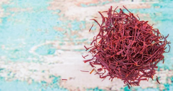 Dried Saffron Spices — Stock Photo, Image