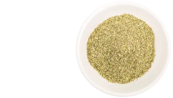 Oregano Herbs In Bowl — Stok Foto