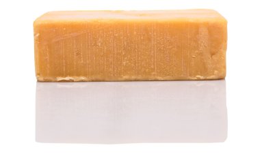 Çedar peyniri bir blok