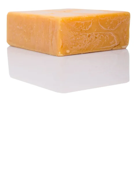 Блок сыра Чеддер — стоковое фото