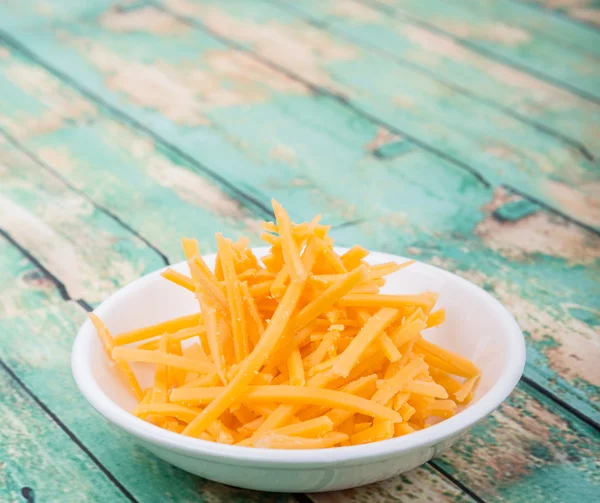 Grated Cheddar Cheese — Stock Photo, Image