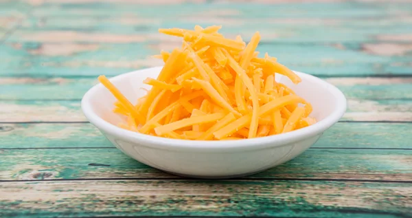 Grated Cheddar Cheese — Stock Photo, Image