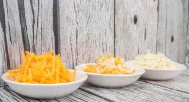 Rendelenmiş Mozzarella ve kaşar peyniri