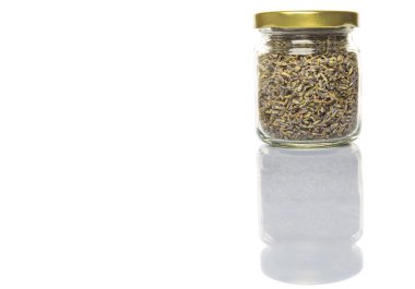 Kurutulmuş lavanta bitkisel çay