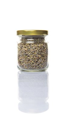 Kurutulmuş lavanta bitkisel çay