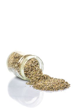 Kurutulmuş lavanta bitkisel çay