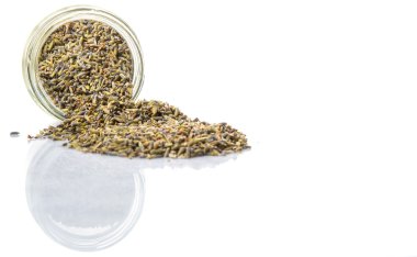 Kurutulmuş lavanta bitkisel çay