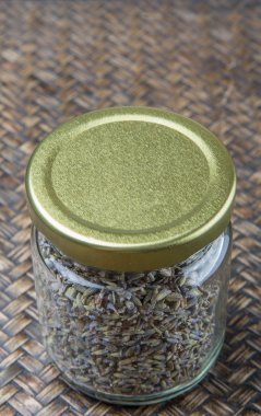 Kurutulmuş lavanta bitkisel çay