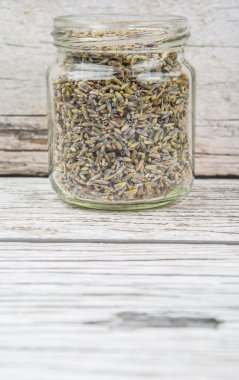 Kurutulmuş lavanta bitkisel çay