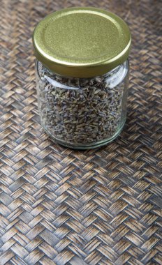 Kurutulmuş lavanta bitkisel çay