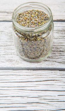 Kurutulmuş lavanta bitkisel çay