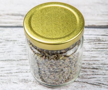 Kurutulmuş lavanta bitkisel çay