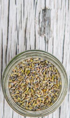 Kurutulmuş lavanta bitkisel çay