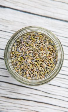 Kurutulmuş lavanta bitkisel çay