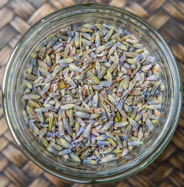 Kurutulmuş lavanta bitkisel çay