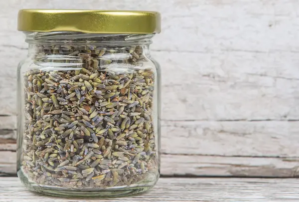 Kurutulmuş lavanta bitkisel çay