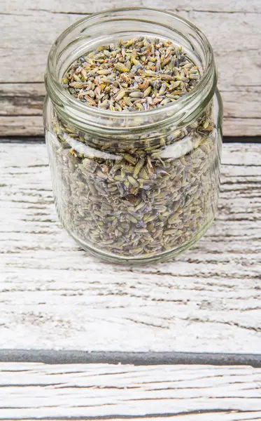 Kurutulmuş lavanta bitkisel çay