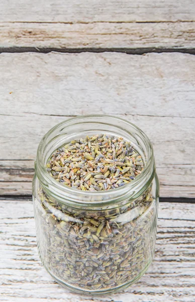 Lavanda seca Chá de ervas — Fotografia de Stock