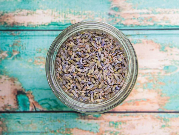 Kurutulmuş lavanta bitkisel çay