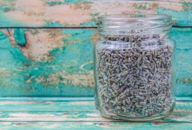 Kurutulmuş lavanta bitkisel çay