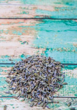 Kurutulmuş lavanta bitkisel çay