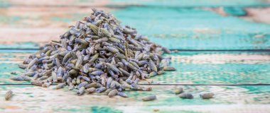 Kurutulmuş lavanta bitkisel çay