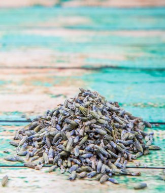 Kurutulmuş lavanta bitkisel çay