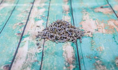 Kurutulmuş lavanta bitkisel çay