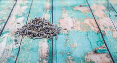 Kurutulmuş lavanta bitkisel çay