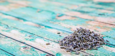 Kurutulmuş lavanta bitkisel çay